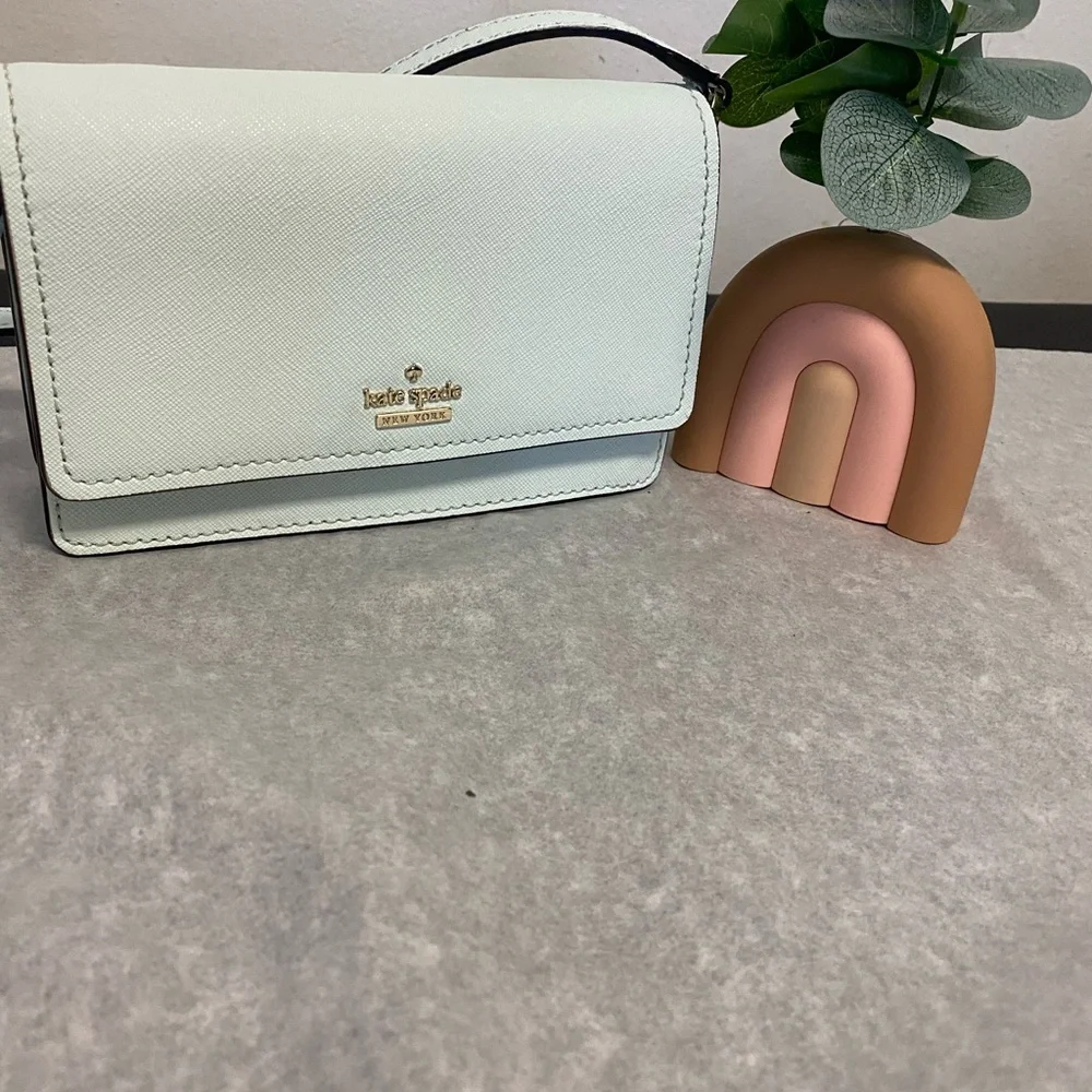Kate Spade mini crossbody bag EUC🩵 - Picture 3 of 15